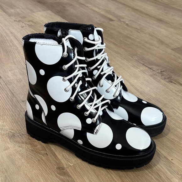 Allegra K Shoes - NEW Women’s Allegra K Polka Dot Combat Boots